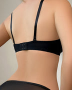 Willluxe® Embroidered Butterfly Underwire Lingerie Set