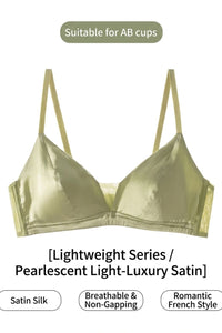 Willluxe® French Silk Sheer Mesh Triangle Cup Bra