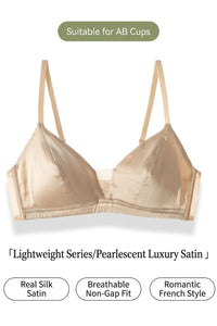 Willluxe® French Silk Sheer Mesh Triangle Cup Bra