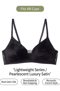 Willluxe® French Silk Sheer Mesh Triangle Cup Bra