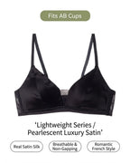 Willluxe® French Silk Sheer Mesh Triangle Cup Bra