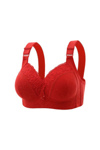 Willluxe® Plus Size Luxury Lace Wireless Support Bra