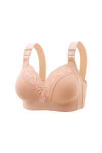 Willluxe® Plus Size Luxury Lace Wireless Support Bra