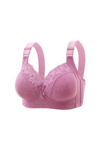 Willluxe® Plus Size Luxury Lace Wireless Support Bra