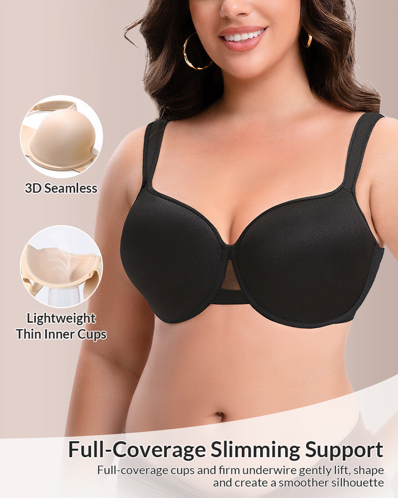 Willluxe® Seamless Full Coverage Minimizer Bra