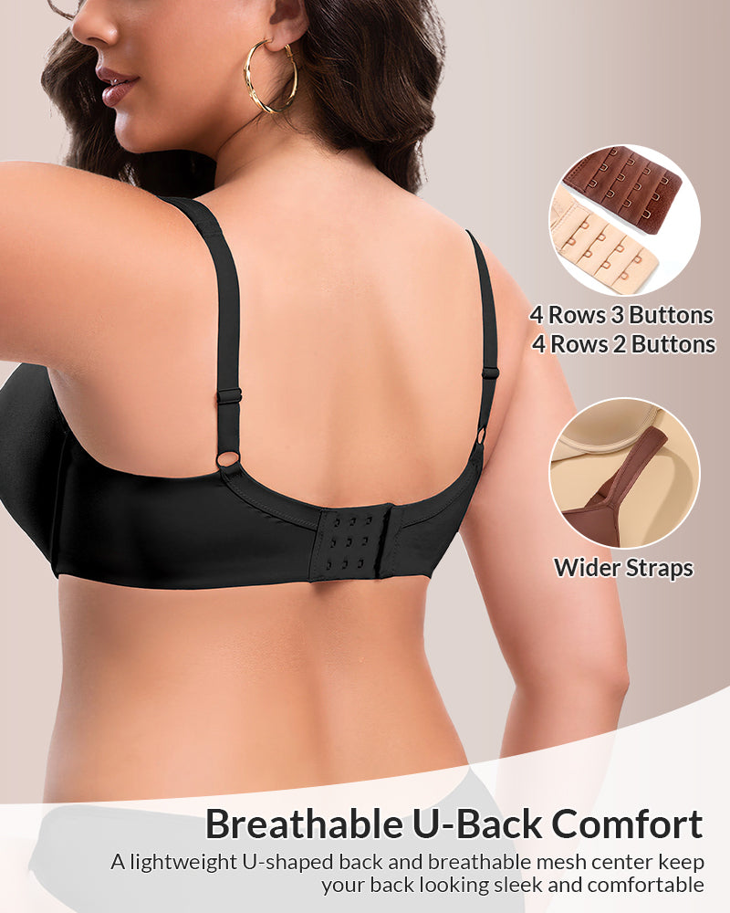 Willluxe® Seamless Full Coverage Minimizer Bra