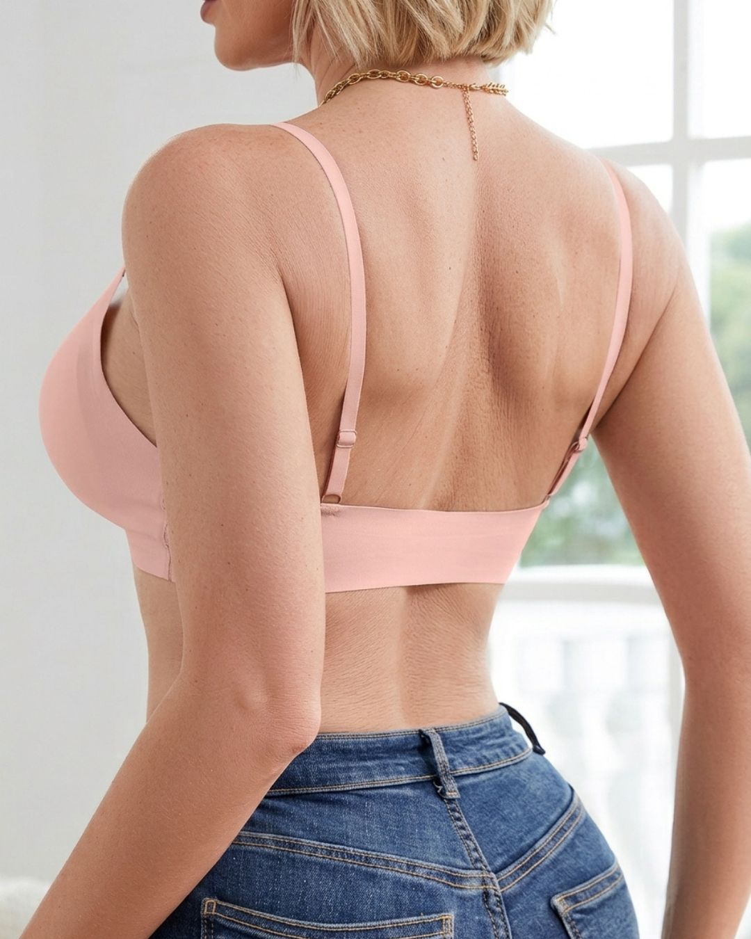 Willluxe® Seamless Front Closure Wireless Bra