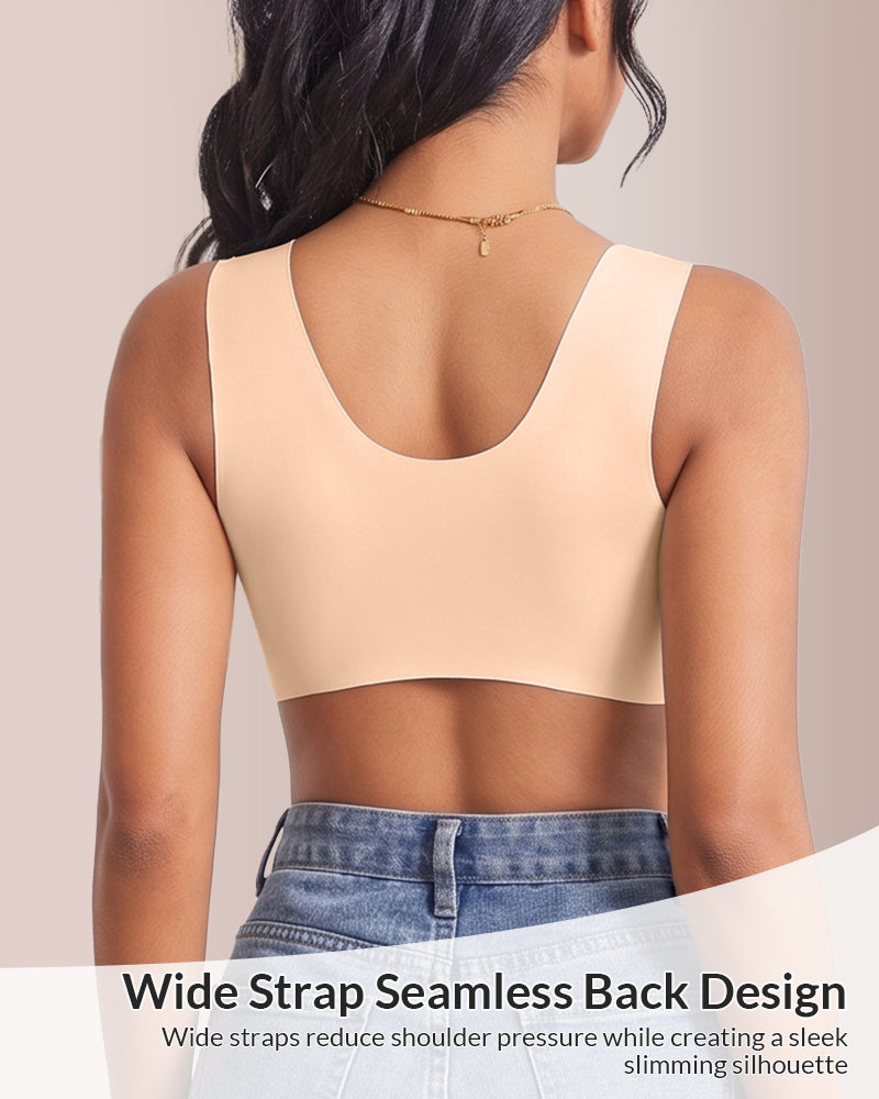 Willluxe® Plus Size Front Closure Lace Push-Up Bra