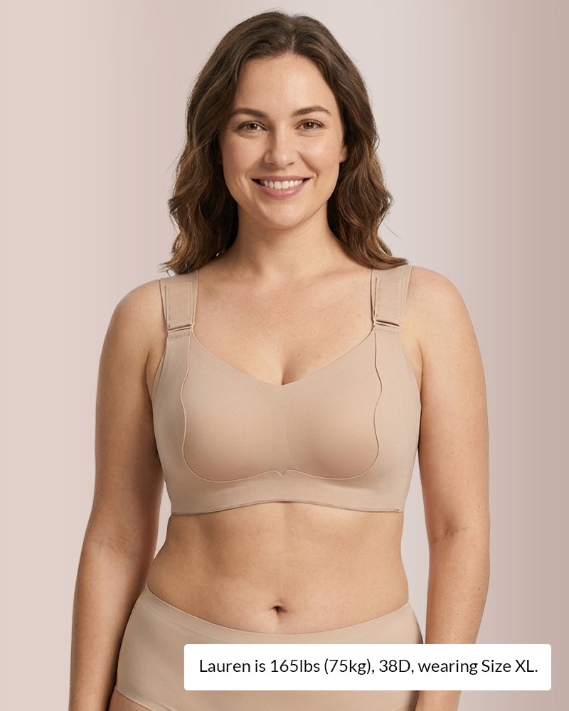 Willluxe® Wirefree Adjustable Seamless Minimizer Bra