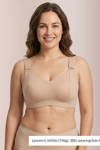 Willluxe® Wirefree Adjustable Seamless Minimizer Bra