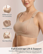 Willluxe® Wirefree Adjustable Seamless Minimizer Bra