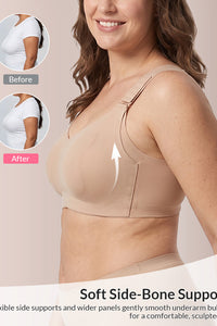 Willluxe® Wirefree Adjustable Seamless Minimizer Bra