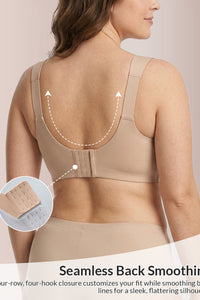Willluxe® Wirefree Adjustable Seamless Minimizer Bra