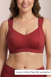 Willluxe® Wirefree Adjustable Seamless Minimizer Bra