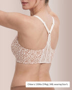 Willluxe® Wirefree Lace Racerback Push-Up Bra