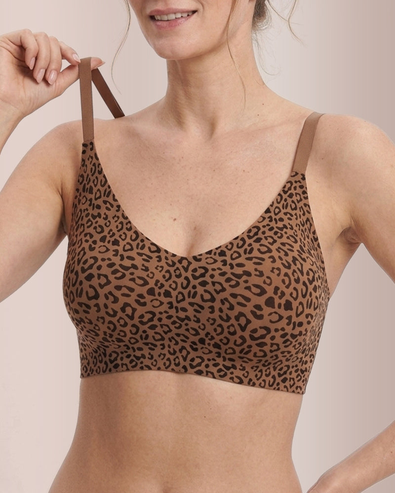 Willluxe® Wirefree Lace Racerback Push-Up Bra