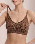 Willluxe® Wirefree Lace Racerback Push-Up Bra