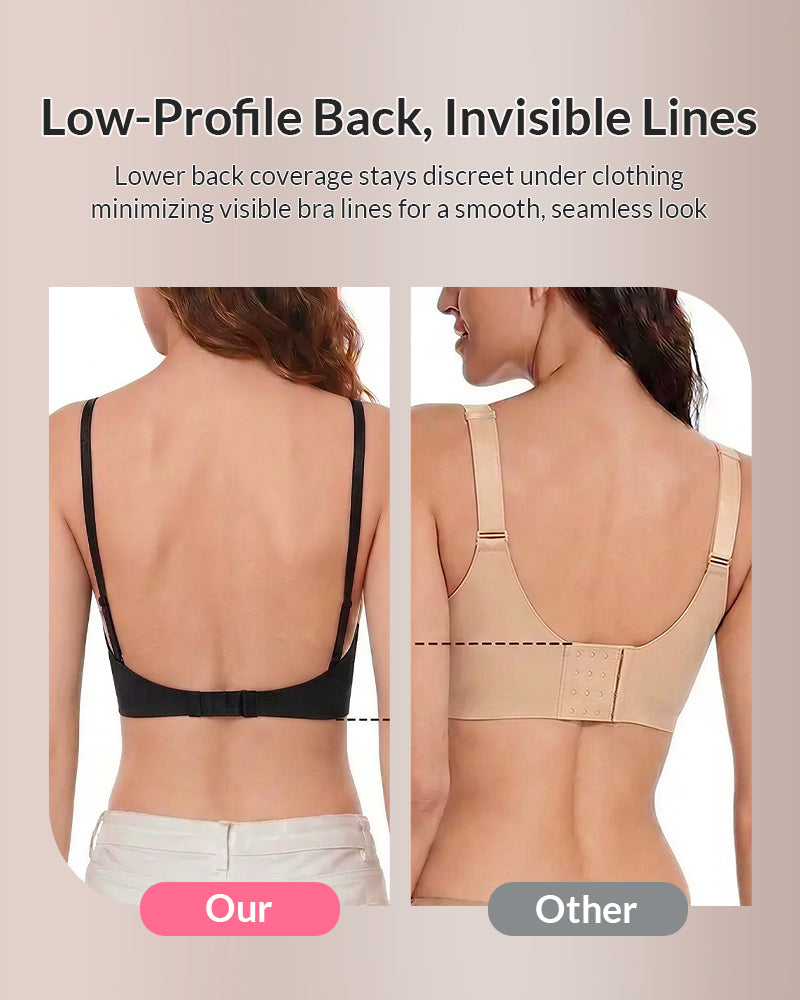 Willluxe® Convertible Halter Backless Bra Seamless Push-Up Bralette