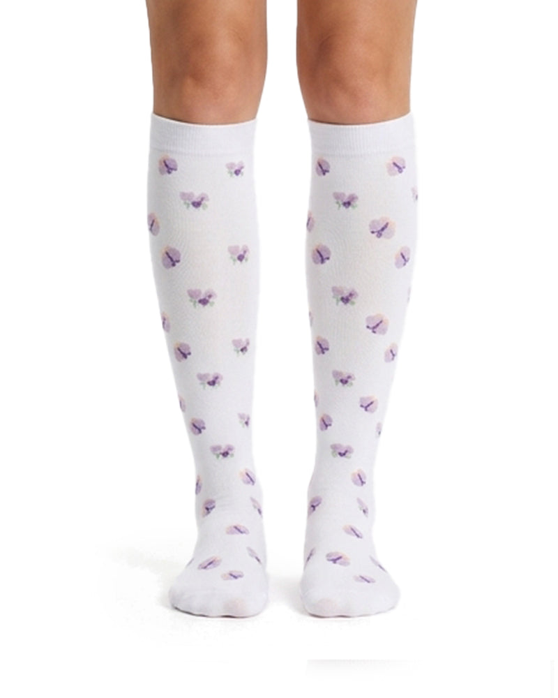 Willluxe® Playful Print Knee-High Compression Sports Socks