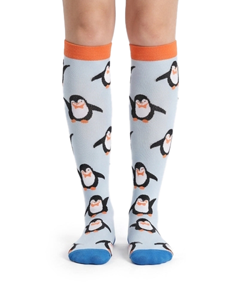 Willluxe® Playful Print Knee-High Compression Sports Socks