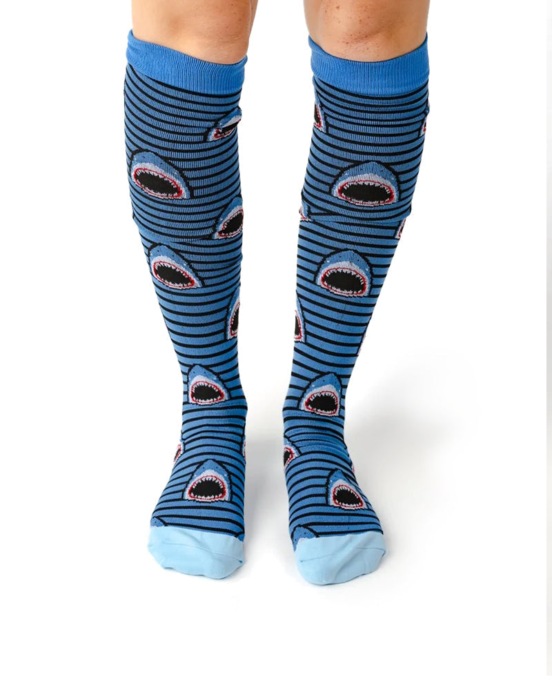 Willluxe® Playful Print Knee-High Compression Sports Socks