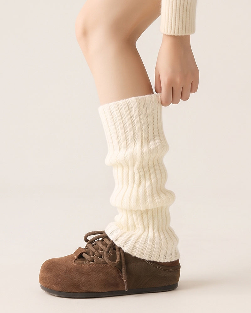 Willluxe® Chunky Knit Slouchy Leg Warmer Socks