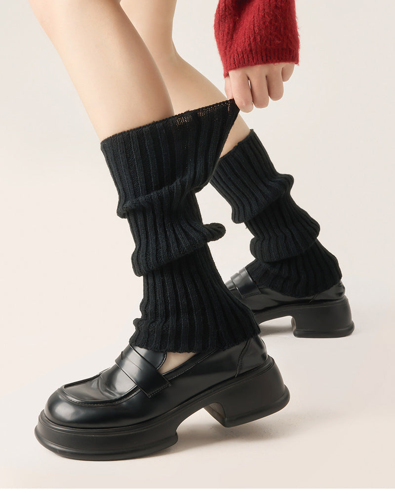 Willluxe® Chunky Knit Slouchy Leg Warmer Socks