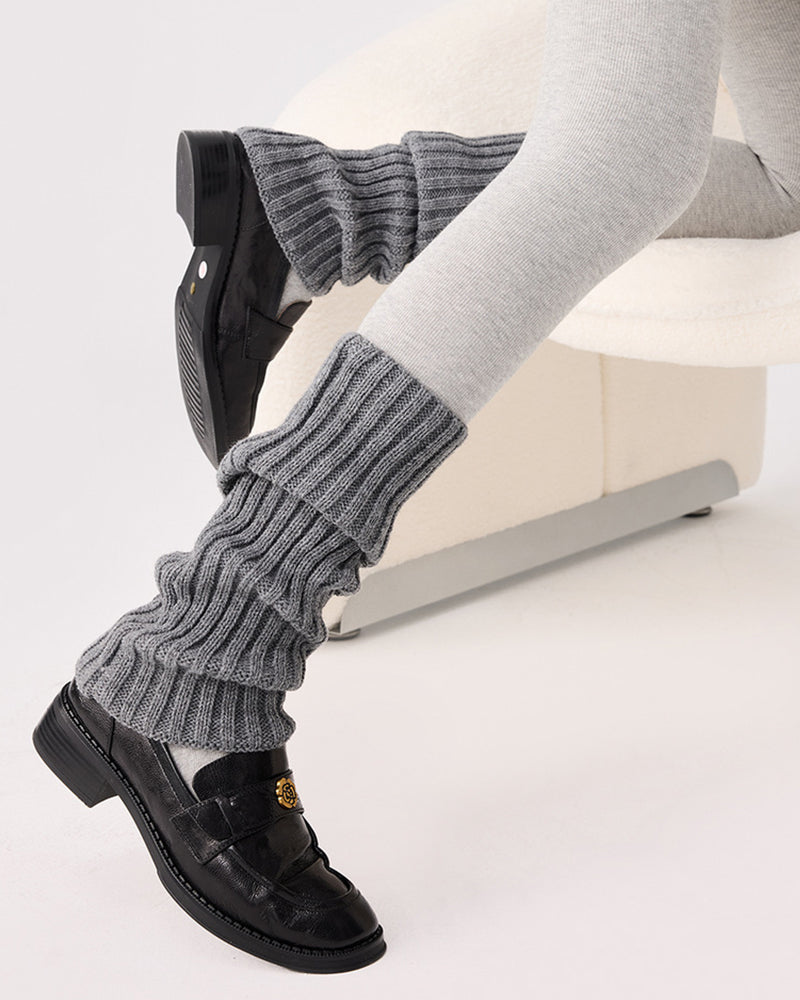 Willluxe® Chunky Knit Slouchy Leg Warmer Socks
