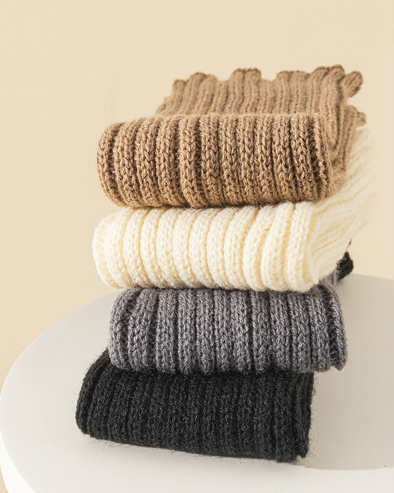 Willluxe® Chunky Knit Slouchy Leg Warmer Socks