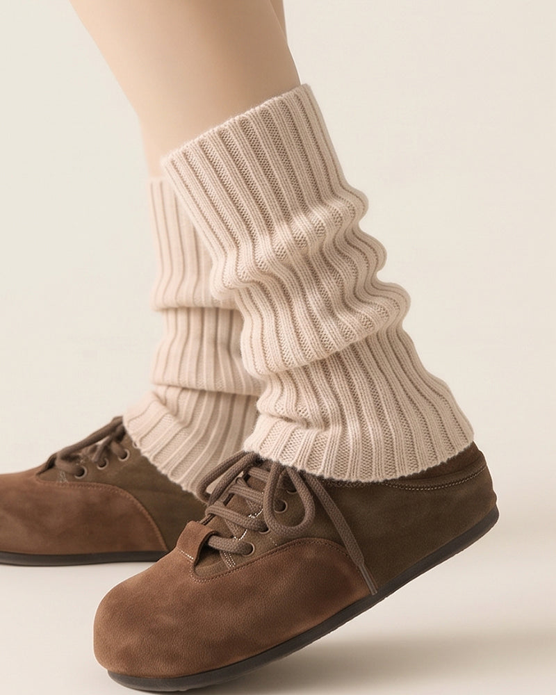 Willluxe® Chunky Knit Slouchy Leg Warmer Socks