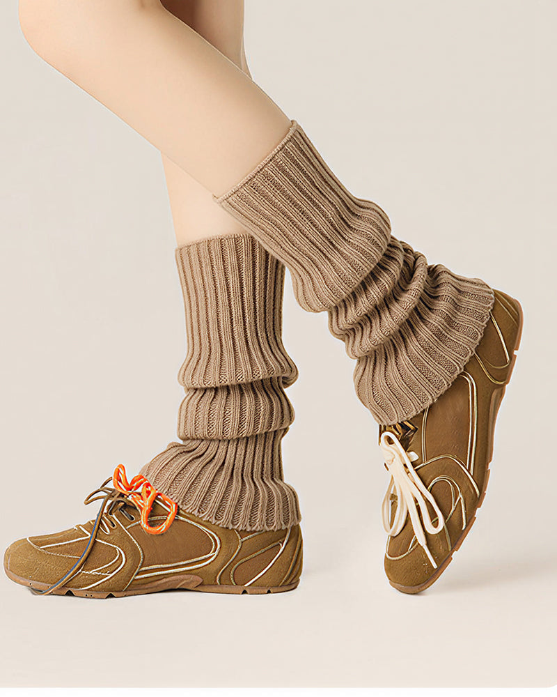 Willluxe® Chunky Knit Slouchy Leg Warmer Socks