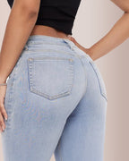 Willluxe® Mid-low Rise Baggy Jeans