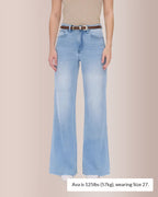 Willluxe® Stretchy High Waist Wide Leg Jeans