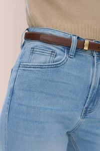 Willluxe® Stretchy High Waist Wide Leg Jeans