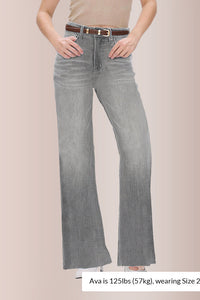 Willluxe® Stretchy High Waist Wide Leg Jeans