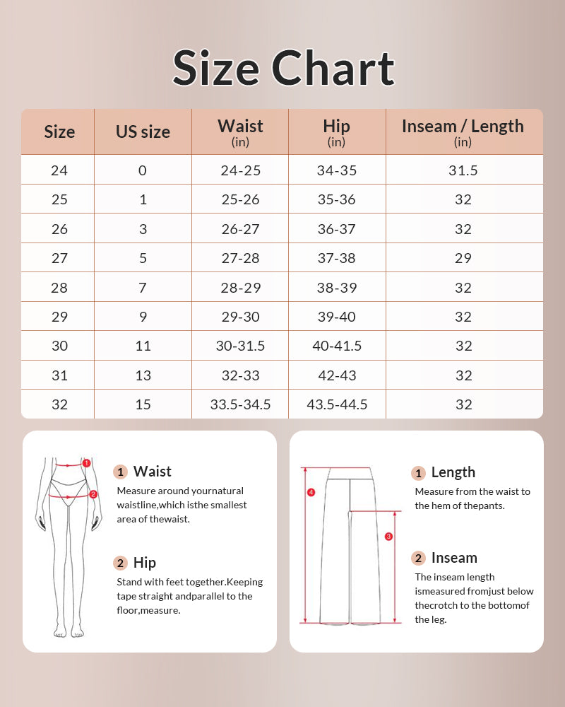 Willluxe® Stretchy High Waist Wide Leg Jeans