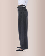 Willluxe® High Waist Baggy Barrel Leg Jeans