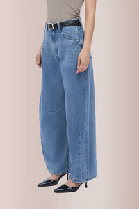 Willluxe® High Waist Baggy Barrel Leg Jeans
