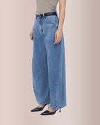 Willluxe® High Waist Baggy Barrel Leg Jeans