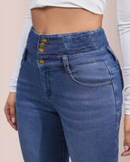 Willluxe® High Waist Fleece-Lined Denim Jeans