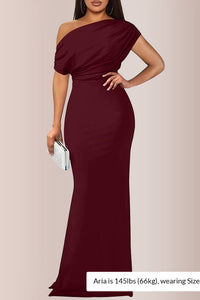 Sleeveless Off Shoulder Bodycon Long Dress