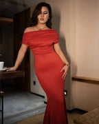 Sleeveless Off Shoulder Bodycon Long Dress