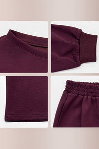 Willluxe® Women’s Sloping Shoulder Top & Wide-Leg Co-ord Set