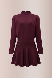 Willluxe® Women's Casual Mock Neck Sweater Dress