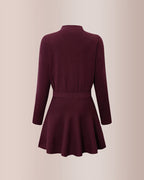 Willluxe® Women's Casual Mock Neck Sweater Dress
