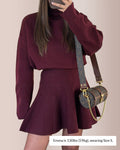 Willluxe® Women's Casual Mock Neck Sweater Dress