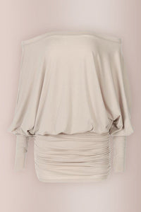 Willluxe® Women’s Off-Shoulder Dolman Sleeve Mini Dress