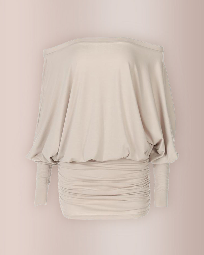 Willluxe® Women’s Off-Shoulder Dolman Sleeve Mini Dress