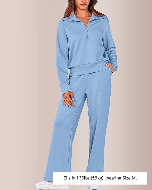 WILLLUXE® Women's Casual 2-Piece Sweatsuit Set