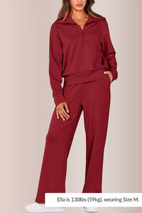 Willluxe® Women's Casual 2-Piece Sweatsuit Set